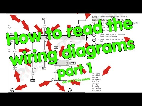 How to read Wiring Diagrams,  part 1 of 2