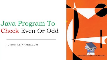 Java program to check even or odd number