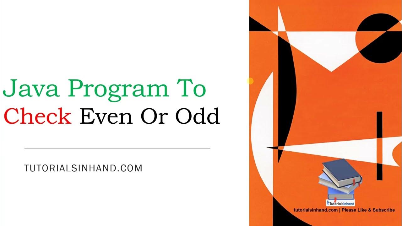 Java program to check even or odd number - YouTube
