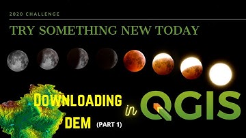 How to download DEM data # Lesson 8 (Part 1) of 29 # QGIS Tutorial