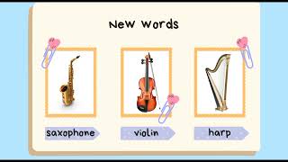 English Lesson. Grade 5, Module 5, Musical Instruments