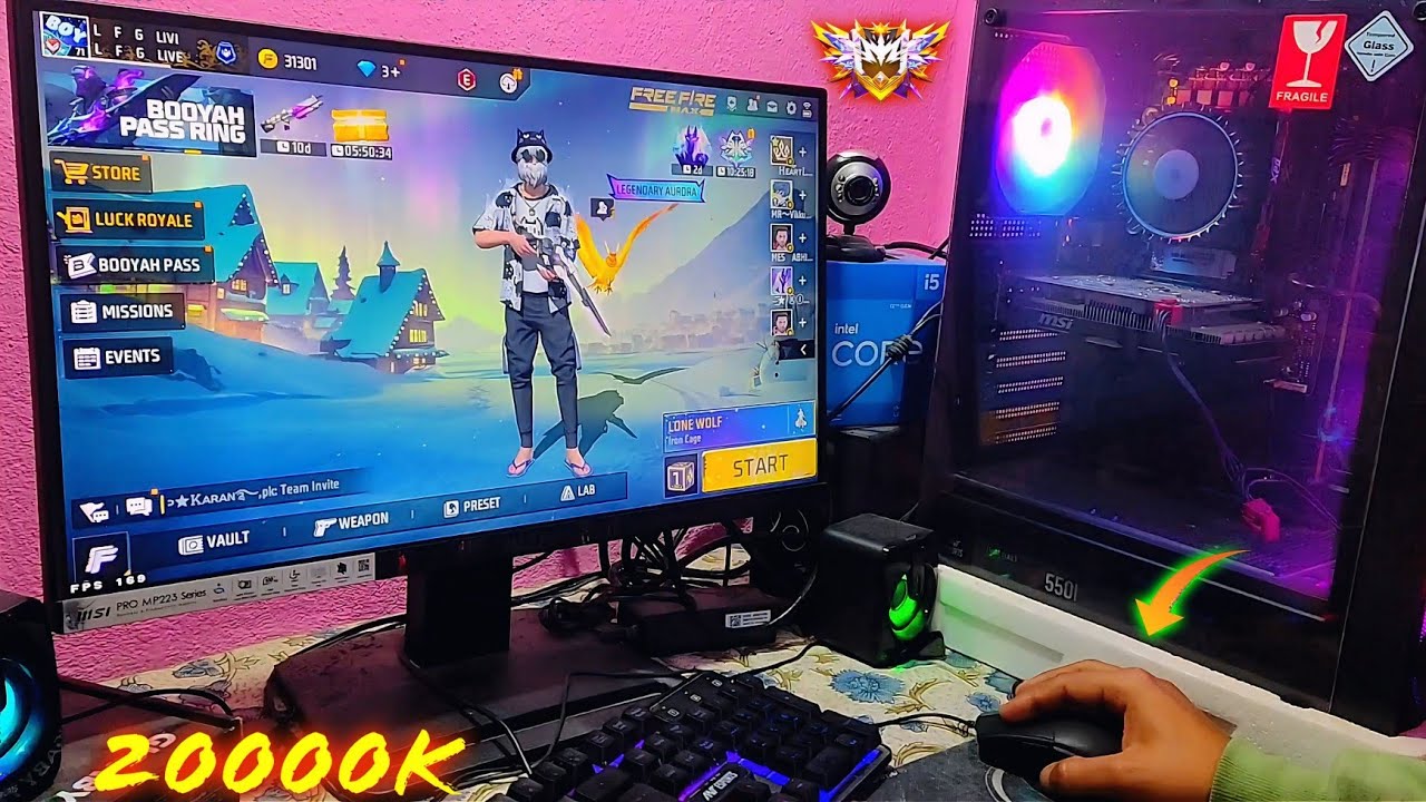 Intel i5 124000F Gaming PC 4gb RTX 1650 | Under 50000k gaming PC bulid ...