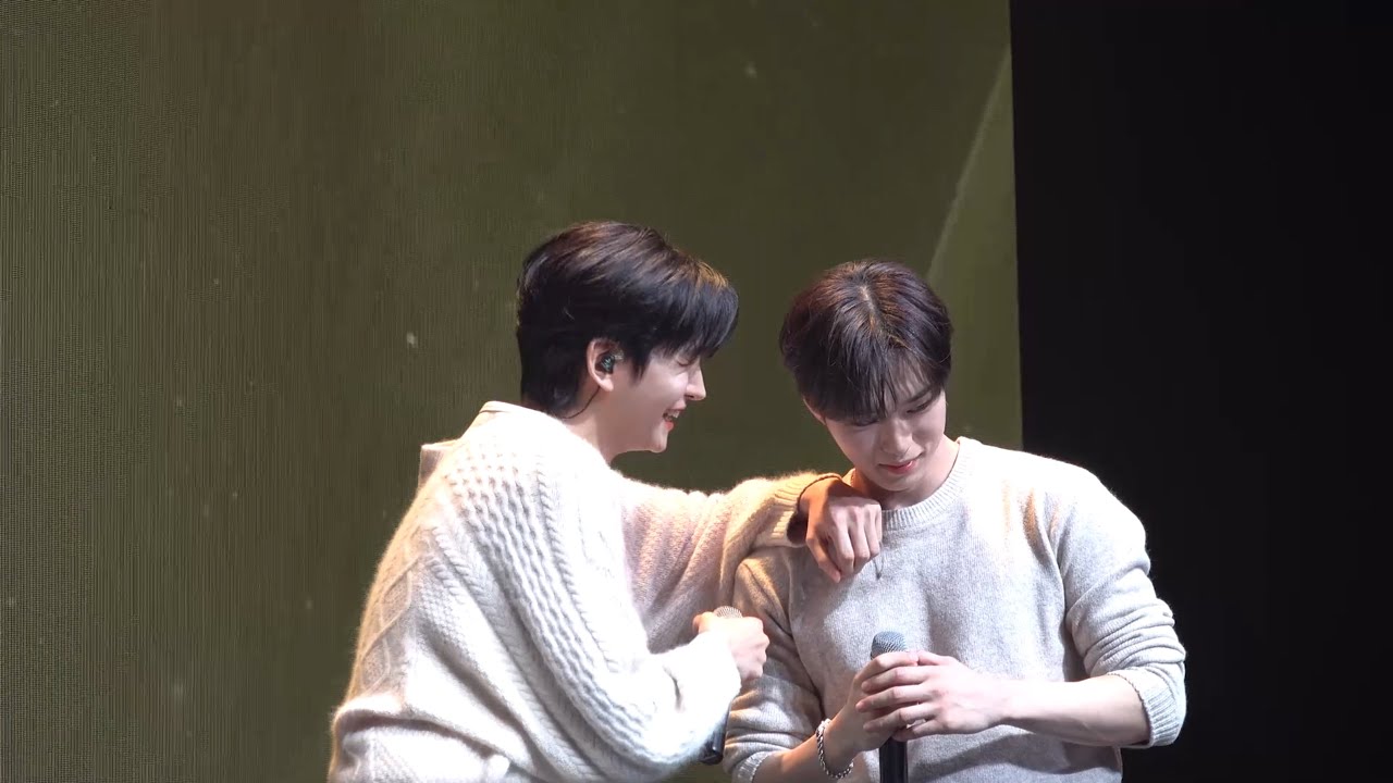 250329 비밀사이 팬미팅 밤공 - 생크림🍰 키스신 리액션 비하인드 (멀미주의)