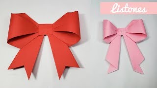 Como Hacer Una Lazo O Moño De Papel Origami Moño Para El Día De La Madre