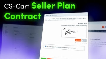 How Does the CS-Cart Seller Plan Contract Simplify Vendor Management?