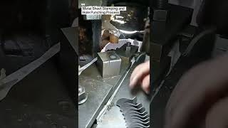 Precision Metal Sheet Stamping And Hole Punching Machine Process