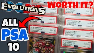 I Bought EVERY Mega Pokemon Card From XY Evolutions In PSA 10
