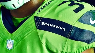 seattle seahawks action green