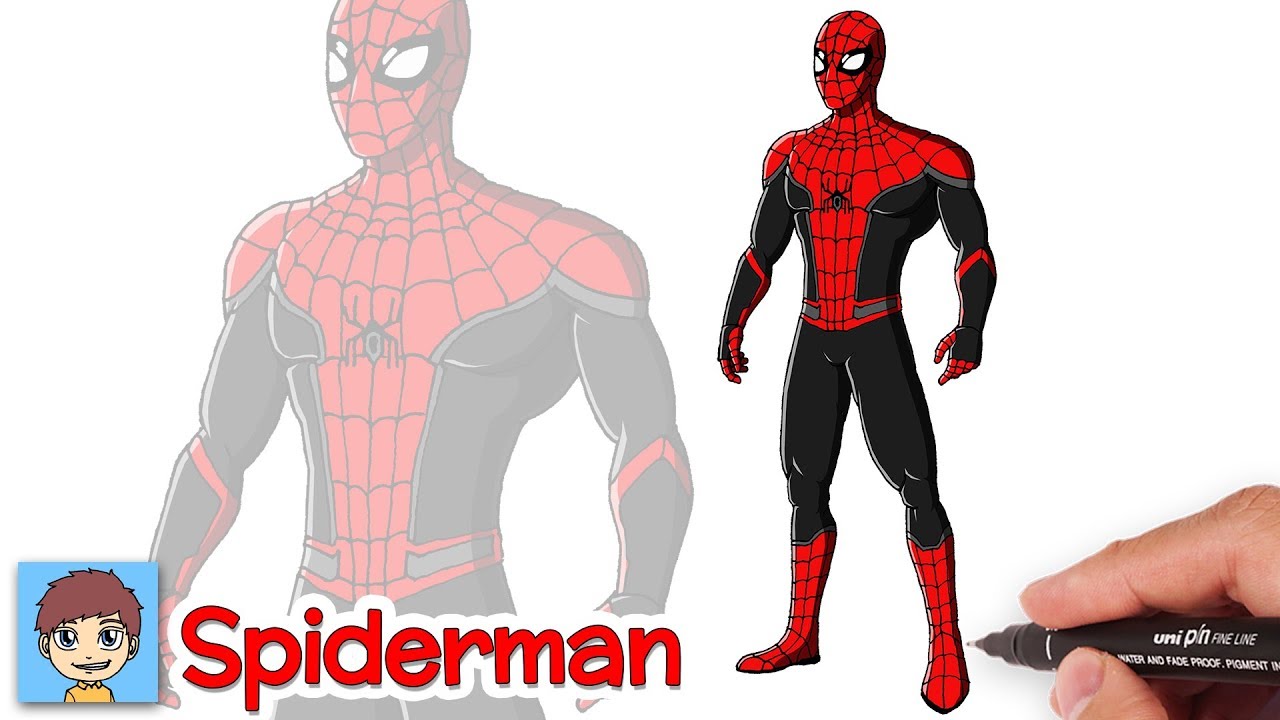 Home - Coloriage Spiderman pour enfant