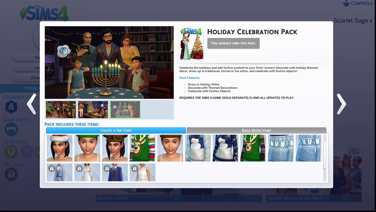 The Sims™ 4 Holiday Celebration Pack on Steam