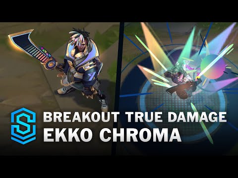 (Mythic Scam) Breakout True Damage Ekko Skin Spotlight - Pre-Release PBE - League of Legends