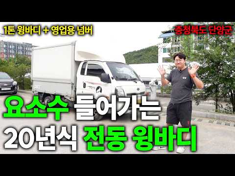 영업용넘버 장착된 1톤 윙바디차량 매입하러 다녀왔습니다(충청북도 단양군)