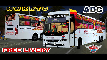 NWKRTC LIVERY | KSRTC AMBARI DREAM CLASS LIVERY | VOLVO VEERA SLEEPER BUS MOD