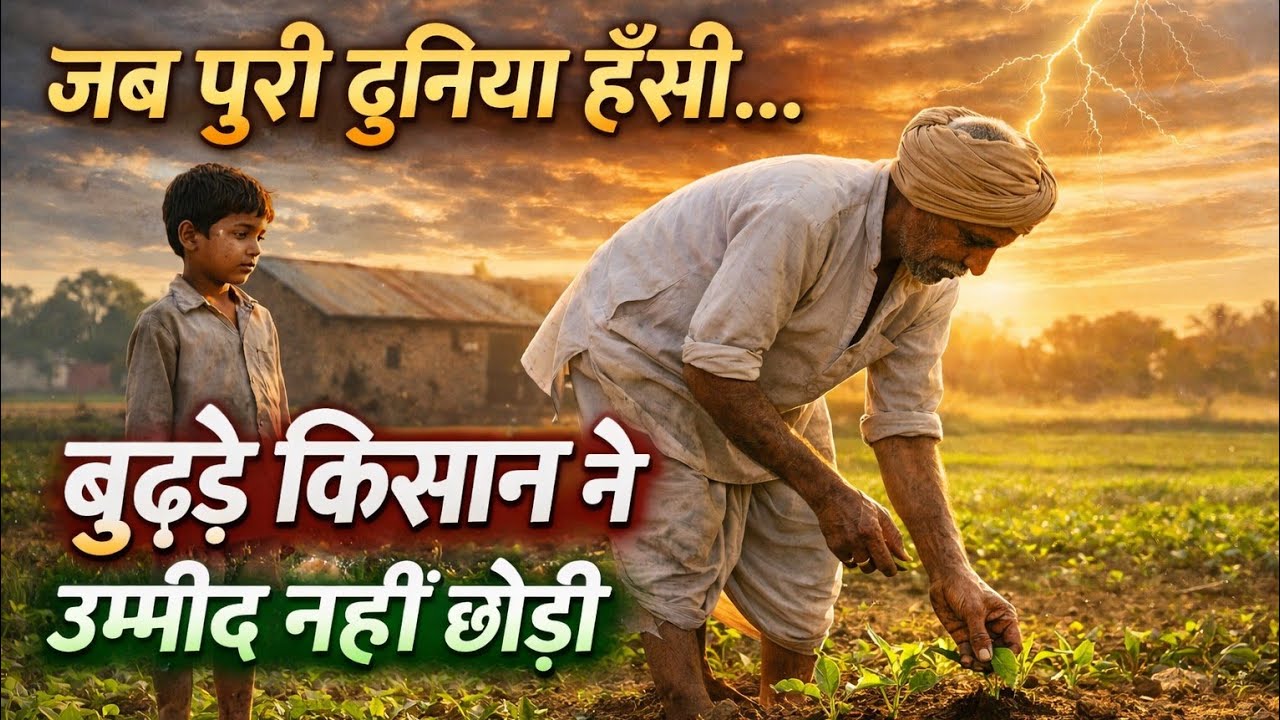 सूखी ज़मीन से हरी उम्मीद तक 🌱 | Heart ❤️ Touching Village Story 