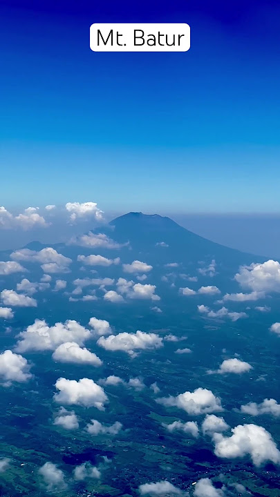 The epic Mt. Batur in Bali #batur #baliindonesia #fromthesky