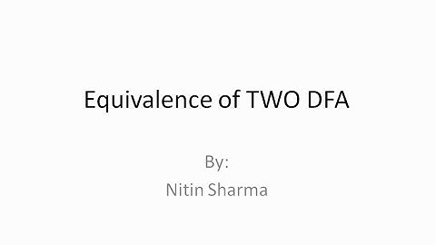 equivalence of two finite automata BTU STUDY video lecture - state machines and equivalence checking