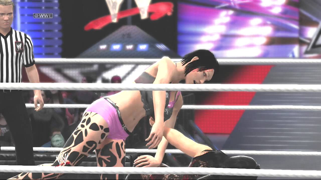 Jadan snow vs Aksana in first debut match - YouTube