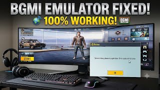 BGMI Emulator Server is Busy Restrict Area Error Fix (100% Solved) 🔥 | Its Adi Live