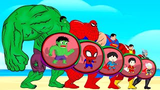 Evolution Of HULK PREGNANT, SPIDER-MAN, SHAZAM, SUPER-MAN, THOR : Who Is The King Of Super Heroes?