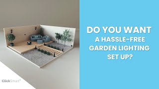 Do you want a hassle free garden lighting set up? 💡
