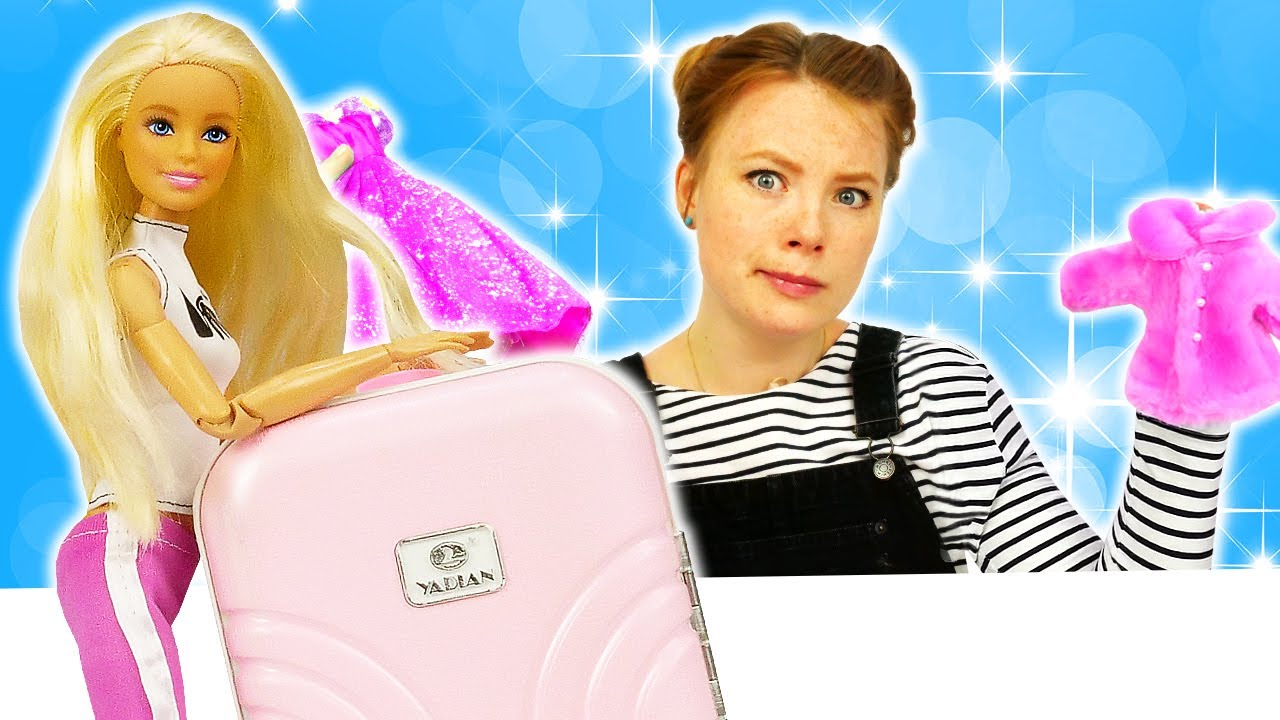 Spielspaß mit Barbie und Irene. Spielzeug Video für Kinder. 4 Folgen am Stück