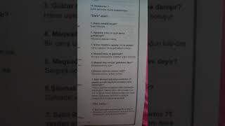 6 cı sinif ədəbiyyat 'Dərs' Əsəri