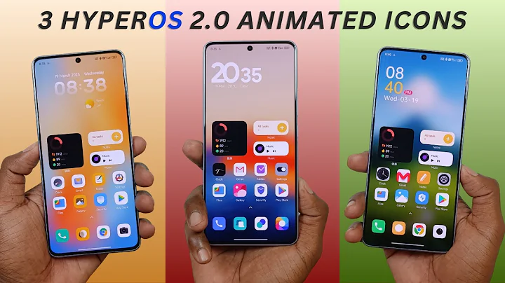TOP 3 HyperOS 2.0 Animated Icon Themes For Any Xiaomi Device!⚡