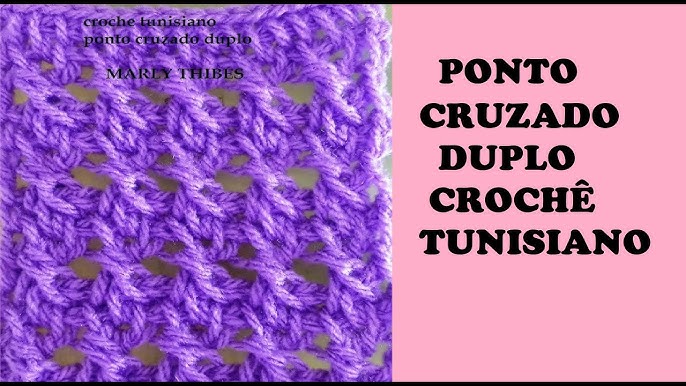 Luciana Ponzo - Tunisian Point Interlaced (With Crochet Needle) 