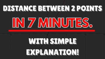 Find the Distance Between Two Points — Easy Step-by-Step Only In 7 MINUTES! Coordinate Geometry