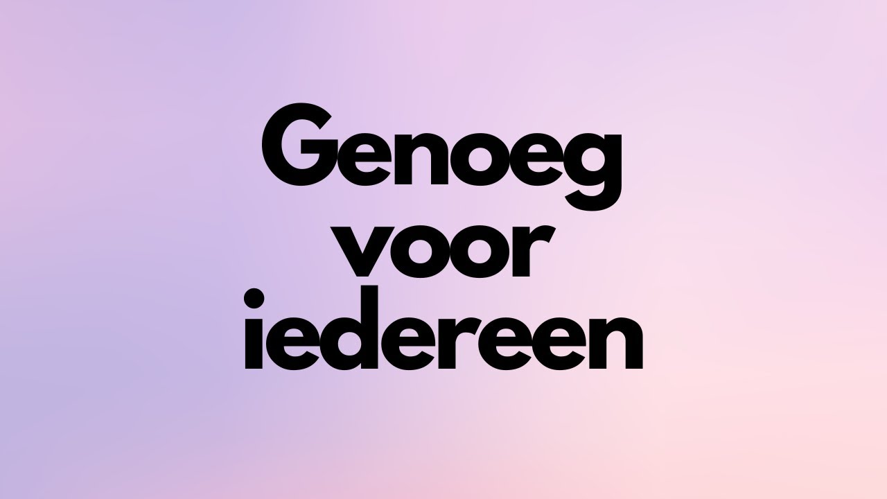 Middagdienst | Genoeg voor iedereen | 25 juni 2023 | Ds. B.J.P. de