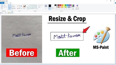 How to Resize Photo in Paint? 🎨 || Edit, Resize & Crop Photos in Paint 🎨 