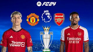 FC 24 | Manchester United vs Arsenal - 23/24 Premier League Season - Full Gameplay