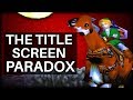 The Title Screen Paradox in Ocarina of Time (Zelda)