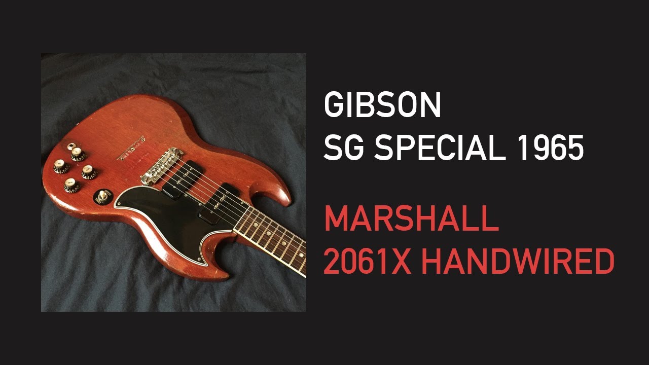 1965 Gibson SG Special & Marshall 2061X
