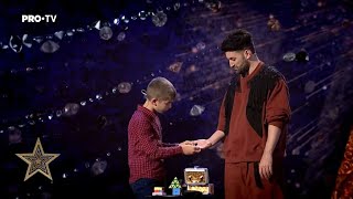 Românii au talent 2023 | David Bîrțoiu, micul magician care l-a păcălit pe Smiley în câteva secunde