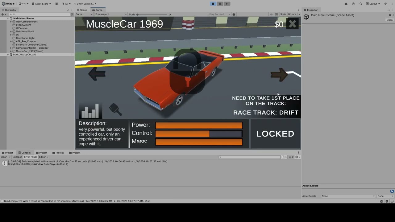 Arcade Car Controller Unity– Smooth & Fun Driving Demo