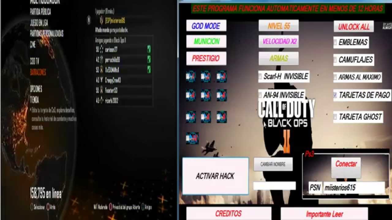 Black Ops 2 1.19 | MOD MENU SIN PS3 PIRATA? Existe? Es ... - 