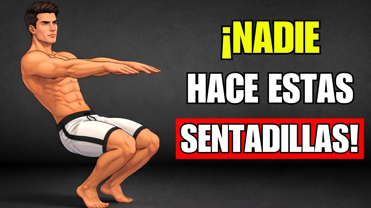 6 sentadillas que NADIE HACE y transformarán TODA LA PARTE INFERIOR de tu cuerpo en 21 dias