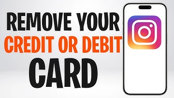Hoe verwijder ik mijn creditcard/betaalpas van Instagram (2025) ✅