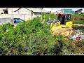 Ultimate100% Landfilling Flooded Area Cleanup & Landfilling With SHANTUI DH17C3 Pro & DumpTruck