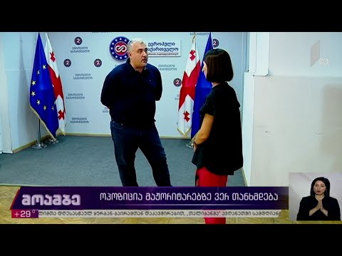 ოპოზიცია მაჟორიტარ დეპუტატებზე კვლავ ვერ თანხმდება