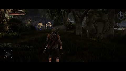 of Ash And Steel По колено в земле. Сундук пещера в лощине.