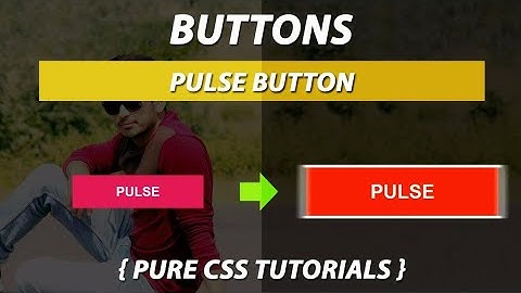 Pulse effects On Button Using Pure CSS By VRPawar  Plz SUBSCRIBE My Channels for the Daily Videos