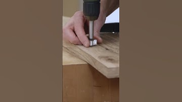 The Start Of Drilling A Square Hole #Drilling #Drillbits #ASMR #Drill