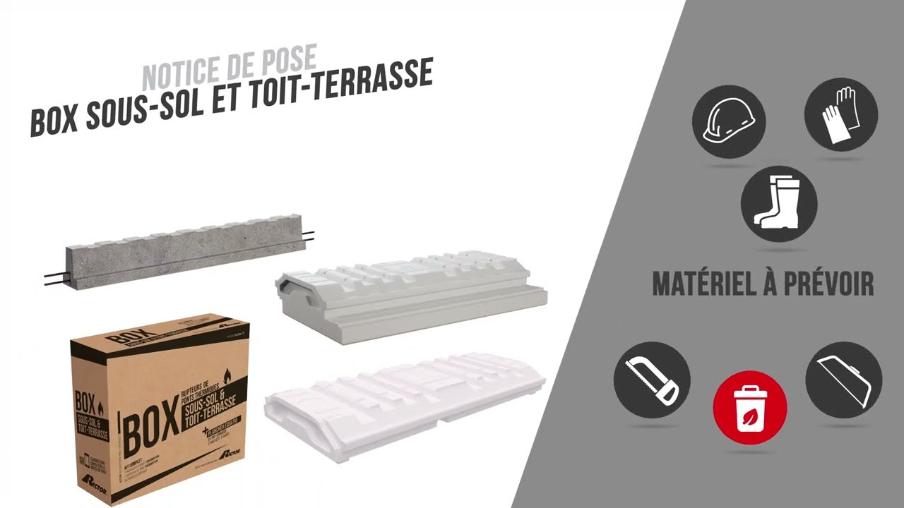 Tuto - Pose de la Box Equatio Sous-Sol & Toit-Terrasse