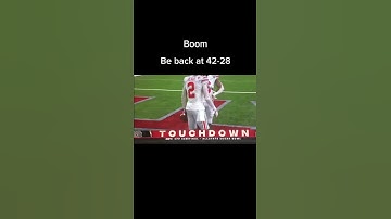 Chris Olave 60 yard touchdown reception from Justin fields￼￼ #Shorts