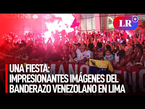 Impresionantes IMÁGENES del BANDERAZO VENEZOLANO en el WESTIN tras llegada de la VINOTINTO | #LR