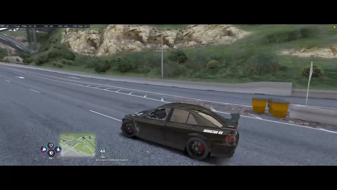 FiveM RP,  Simple jumps and tricks to escape part 2