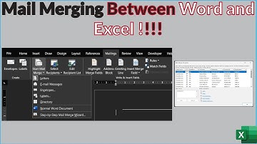 How to Create LETTERS in Ms Word Using Mail Merge Use List From Ms Excel (BEST TIME SAVER EVER)