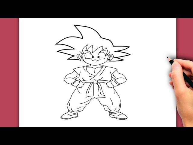 COMO DESENHAR O FILHO GOKU 